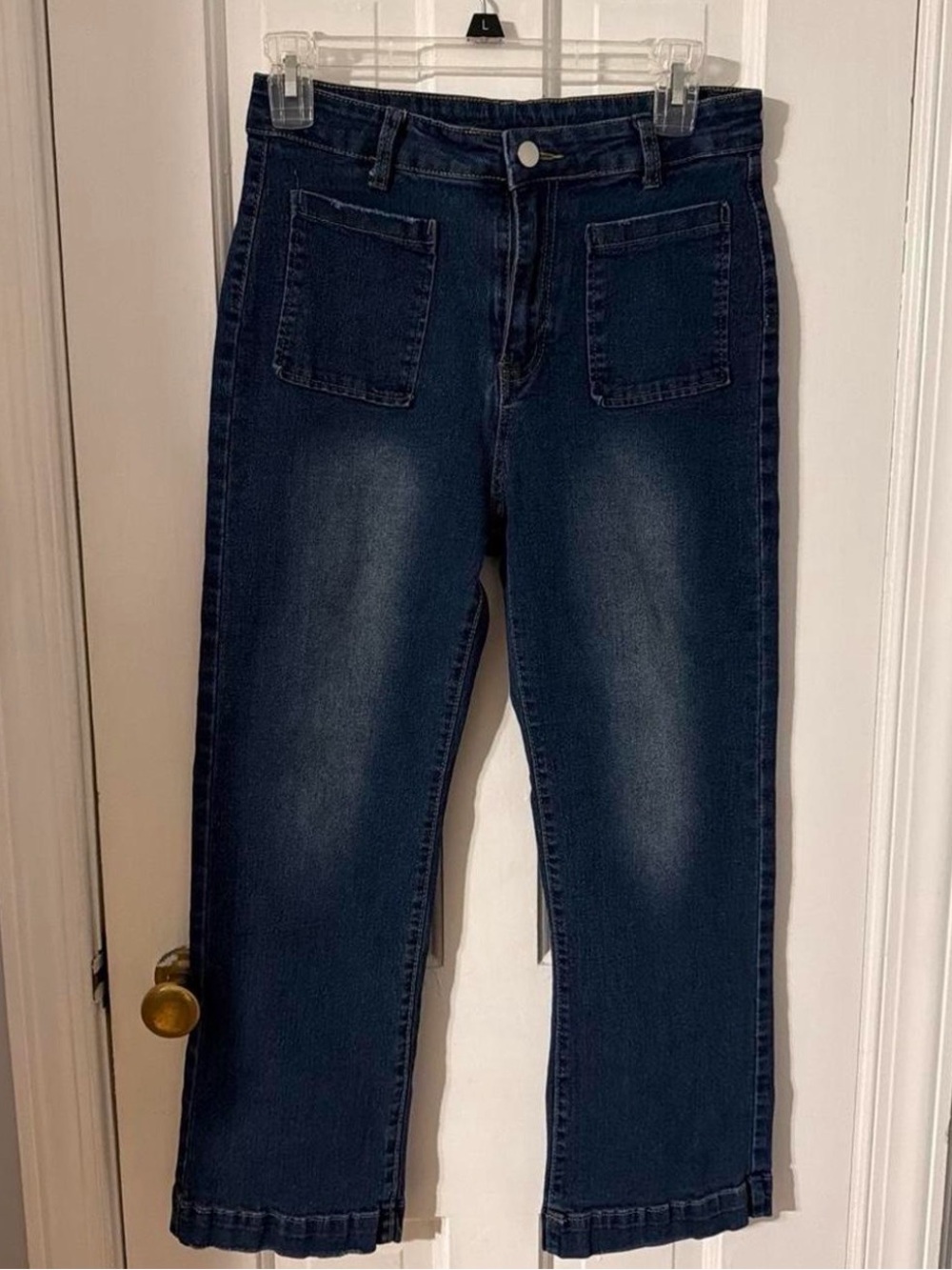 Dark Blue Women’s Straight-Leg Jeans